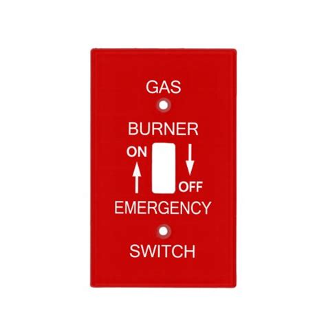 gas burner safety switch